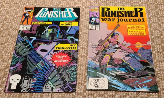 The Punisher 34 War Journal 19 Marvel Comic Lot
