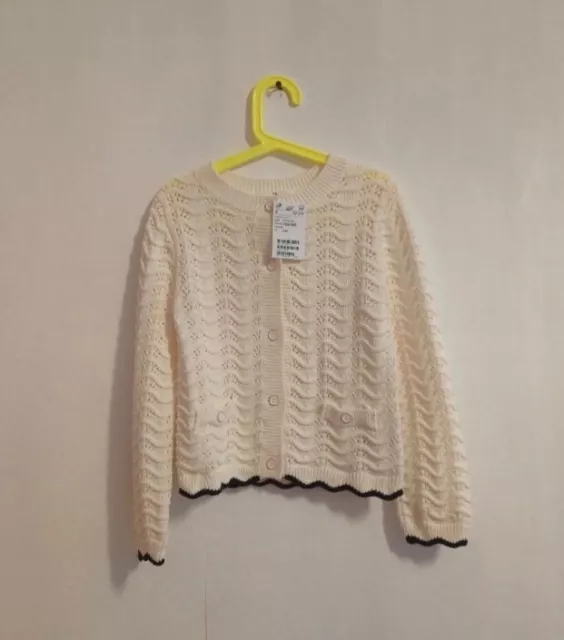 Mädchen Strickjacke Cardigan Größe 122/128 H&M Neu mit Etikett