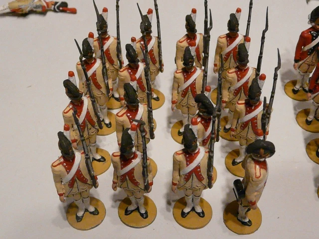 Lot De 14 Figurines En Plomb 15 Mm - Indigènes / Infanterie Antiquité - À Peindre