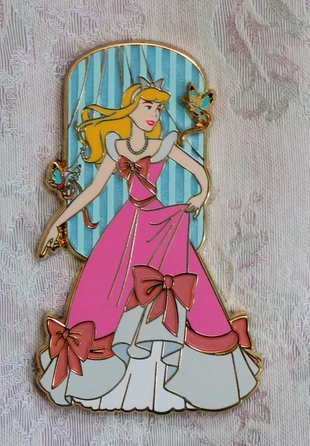 DISNEY FANTASY PIN Cinderella Pink Dress Jumbo Pop Ladies Series Mint ...