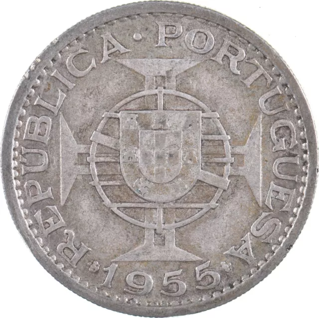 SILVER - WORLD Coin - 1955 Portugal 20 Escudos - World Silver Coin *033