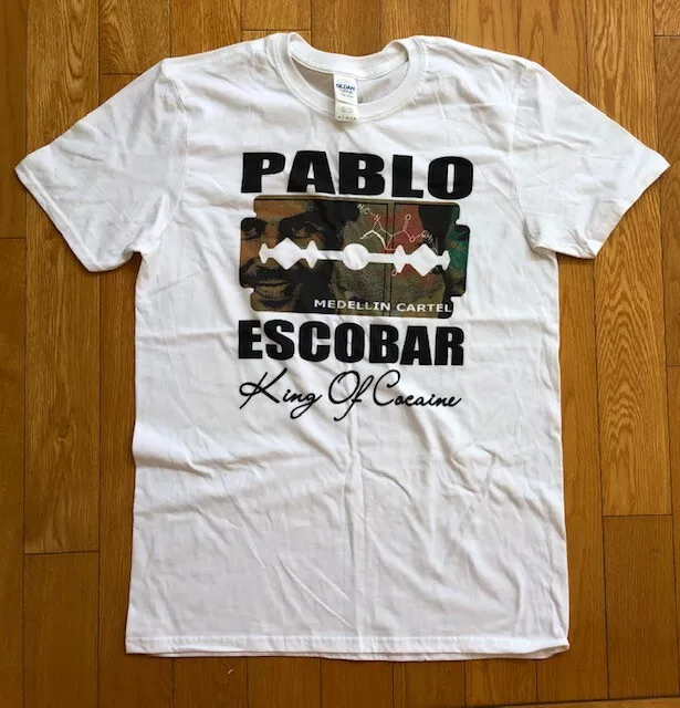 Esco T-Shirt Medellin Sicario Plata O Plomo Narco kingpin Colombia size xl new