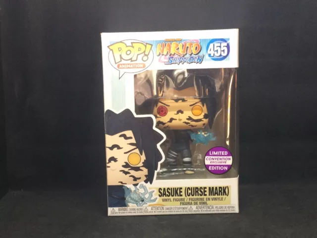 Funko Pop Curse Mark Sasuke **Damaged** PAX Exclusive Naruto Boruto Six Path