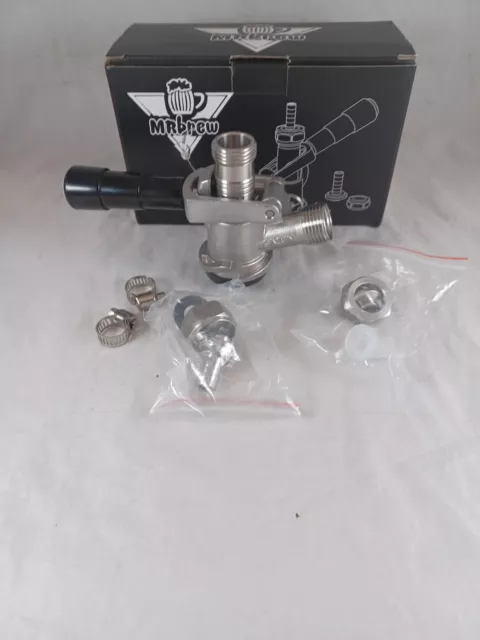 MrBrew Keg Coupler Commercial Kegerator D System Stainless Probe Keg