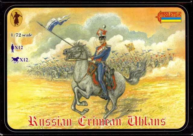 Strelets Models 1/72 CRIMEAN WAR RUSSIAN CRIMEAN UHLANS Figure Set