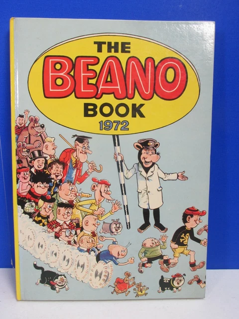 ORIGINAL VINTAGE BEANO ANNUAL BOOK 1972 comic GOOD CONDITION clipped £ ...