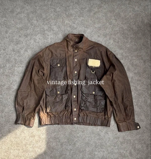vintage fishing jacket barbour バブアー spay VINTAGE FISHING JACKET Barbour Spay $444.91 - PicClick CA