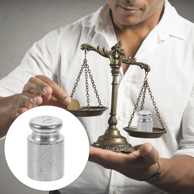 5 pz kit di calibrazione pesi bilanciamento pesi 2 g placcatura congiunta
