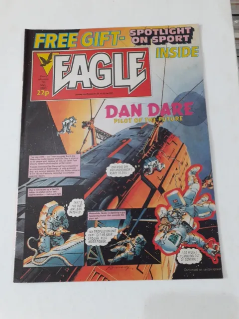 Vintage EAGLE weekly Comic 7th May 1983 Dan Dare Cover By Ian Kennedy. Ortiz
