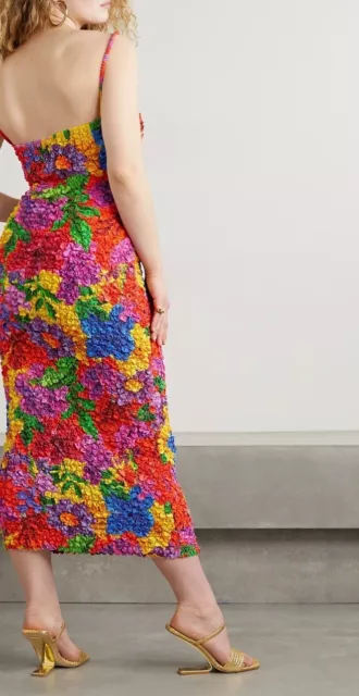 Mara Hoffman sz M Kimiko Rainbow smocked multicolor popcorn dress 3