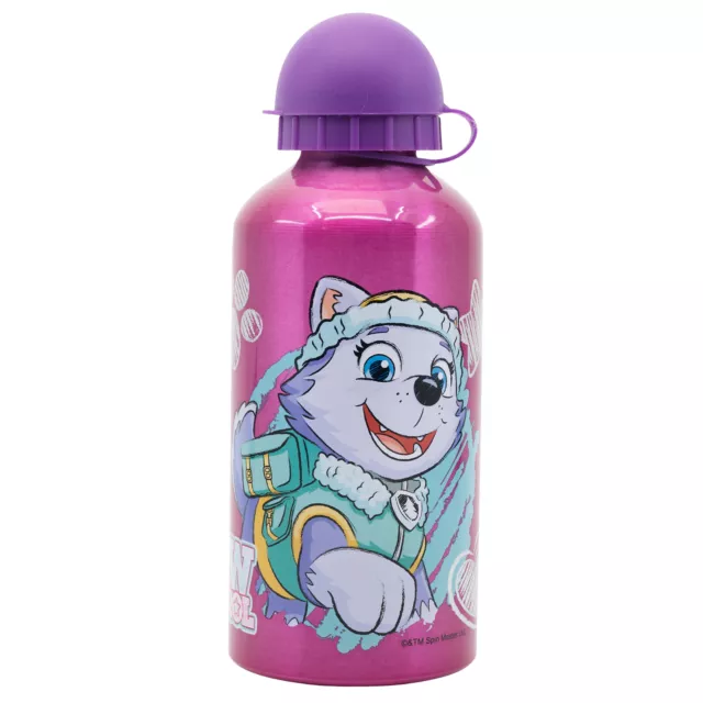 Bottiglia In Alluminio Per Bambini Da 400 Ml Paw Patrol Girl Sketch Essence