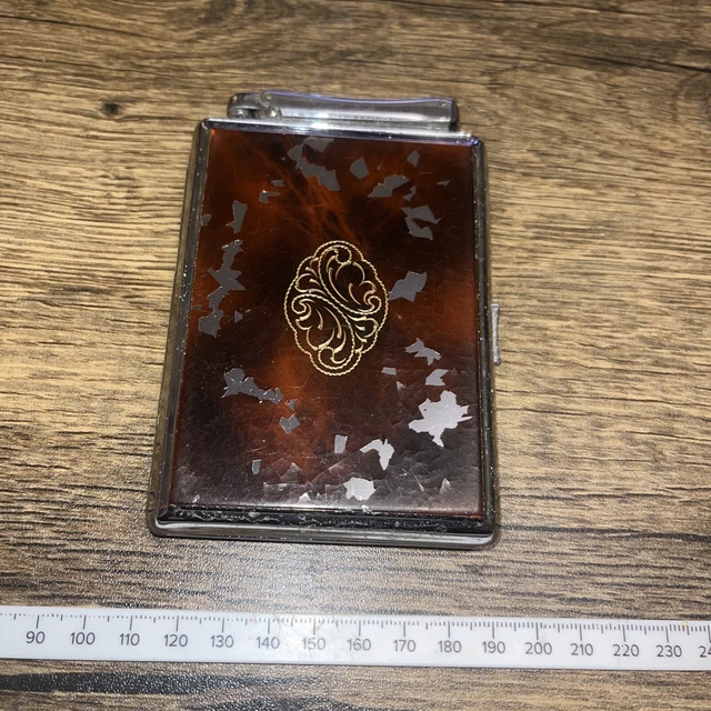 Vintage COLIBRI MONOPOL CIGARETTE CASE & LIGHTER
