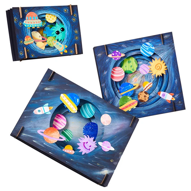 DIY Vast Starry Sky Craft Toys For Children Lovely Dinosaur Children  DIY Cra-EN