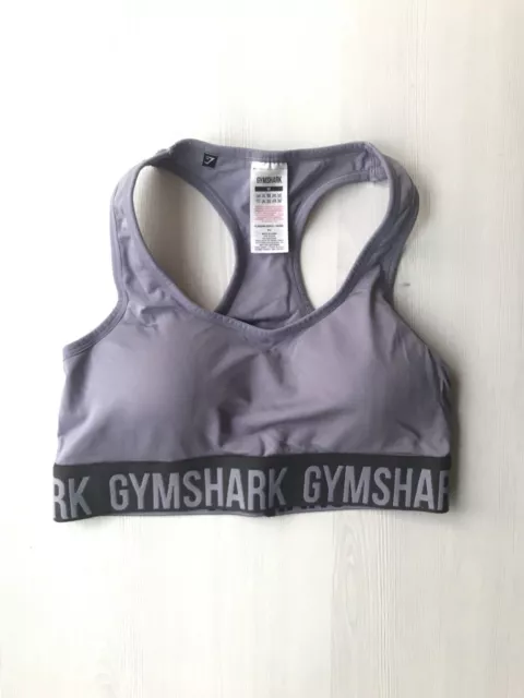 Gymshark Seamless Sports Bra - Medium - Purple - VGC - Med Support - Racerback