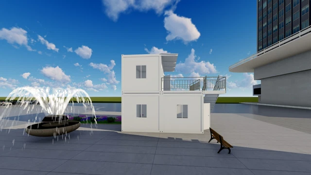 Container Houses  Steel & Fiberboard 2