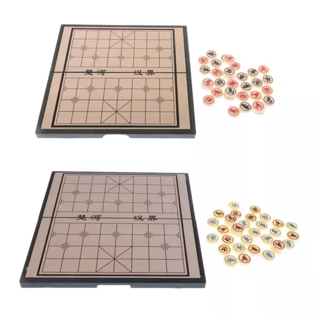 jeu d'échecs chinois magnétique pliable jeu de plateau jeu d'échecs