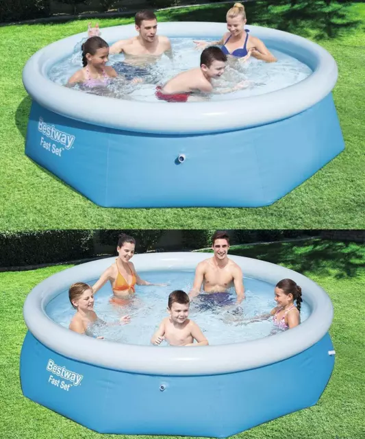 Large Paddling Garden Pool Kids Fun Family Swimming Outdoor Inflatable 8' 10'