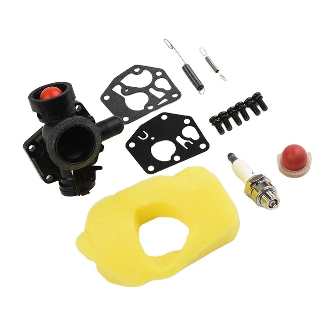 RANRAO Kit De Filtre à Air Et Réparation Carburateur - Compatible Avec 497619, 498809, 494406