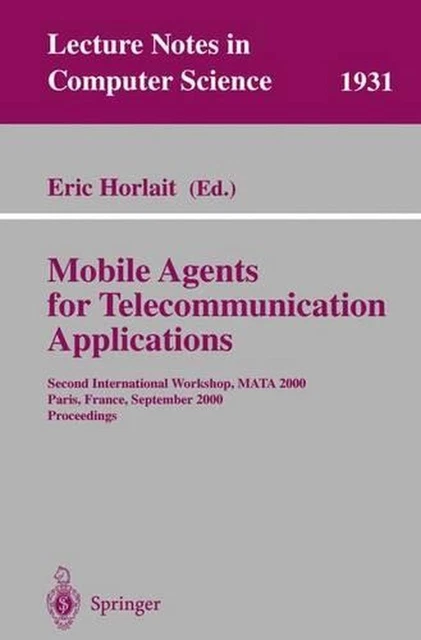 MOBILE AGENTS FOR Telecommunication Applications: Second International ...