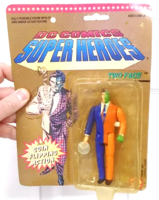 Batman TWO-FACE Figure MOC 1990 Toy Biz