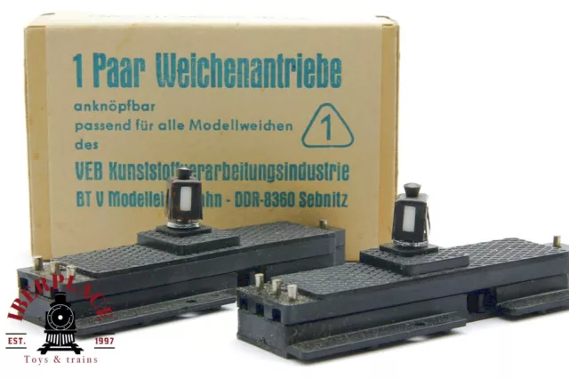 1:87 BT V VEB 5452787/414/00043 NEW 1 Paar Weichenantriebe H0 Spur ho 00