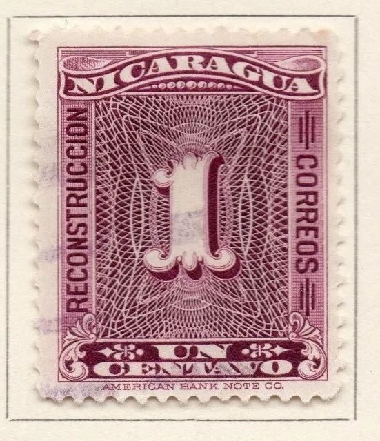 Nicaragua 1929 Early Issue Fine Used 1c. 111075