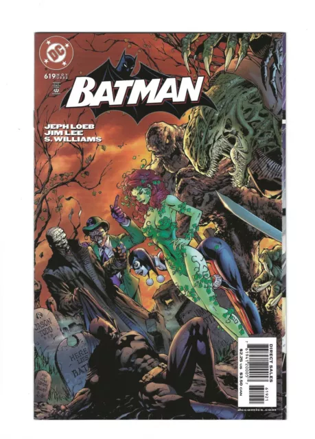 Batman # 619  1st print, HUSH Finale, Jim Lee Villains variant cover, 9.4 NM, DC
