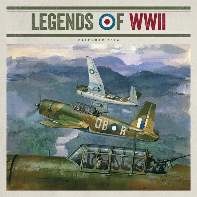 LEGENDS OF WWII Calendar 2024 Transport Month To View £13.98