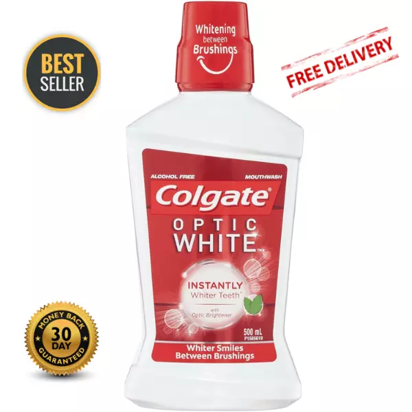 Colgate Plax Antibacterial Mouthwash 500mL, Alcohol Free, Bad Breath Control -AU