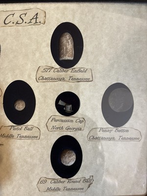 CONFEDERATE STATES ARMY Of Tennessee Civil War Relics Bullets Button
