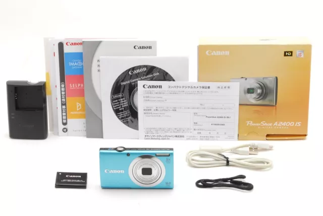 [NEAR MINT in Box ] Canon PowerShot A2400 IS 16.0MP Digital Camera From JAPAN