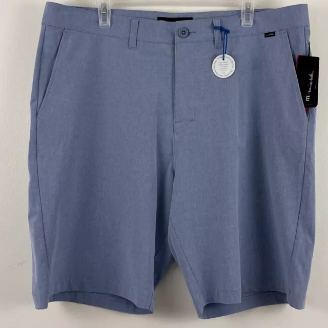 Travis Mathew Beck Hybrid Golf Swim Shorts Mens 38 Stretch Chino 76788-00