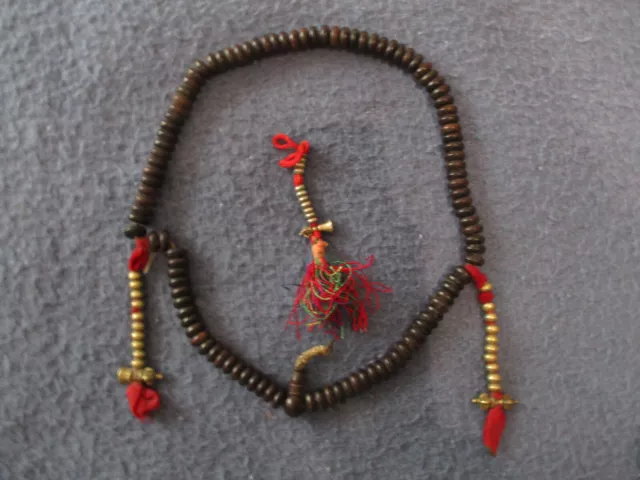 Bracelet Mala Tibétain bois de santal