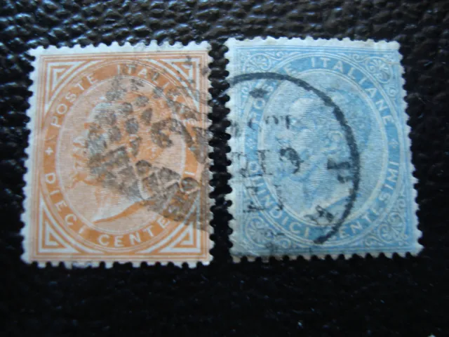 ITALIE - timbre - yvert et tellier n° 15 17 obl (A11) stamp italy (T)