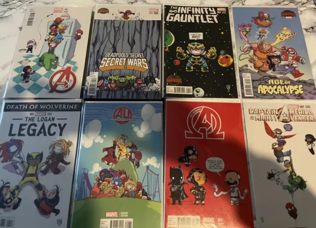 skottie young comic lot 8 Marvel comics hard to find