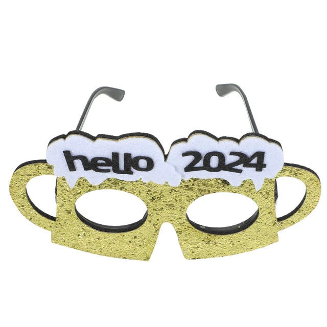 NEW YEAR 2024 Eyeglasses Party Supplies 2024 New Year Party Funny