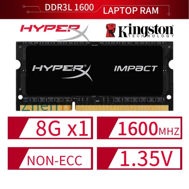8GB 4GB PC3L-12800S DDR3L 1600MHz 204-Pin SODIMM Laptop Memoria HyperX Impact SP