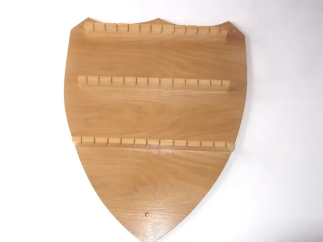 36pc Shield Wooden Spoon Display Rack ( Pine )( huge range - see list )