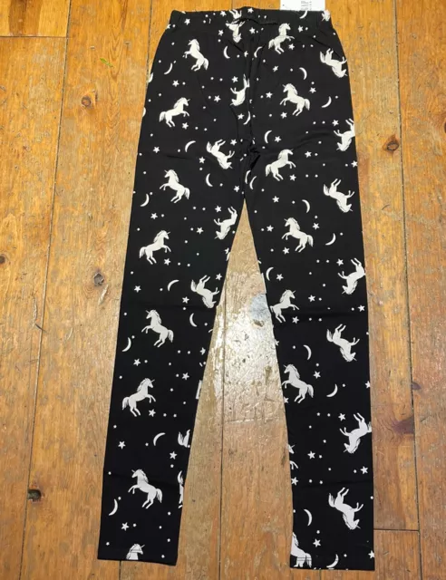 NWT Gap Kids Girls Leggings black unicorns   you pick size