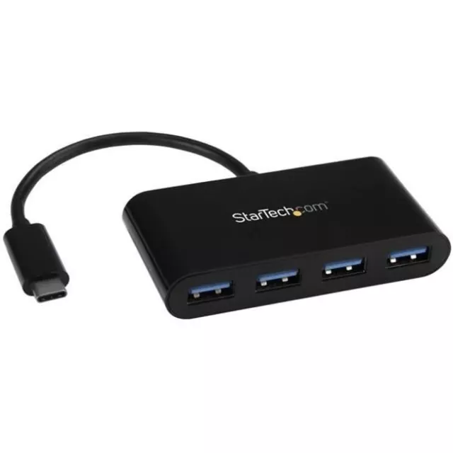 StarTech.com USB C Hub - 4 Port USB C to USB-A (4x) - Bus Powered USB Hub - USB