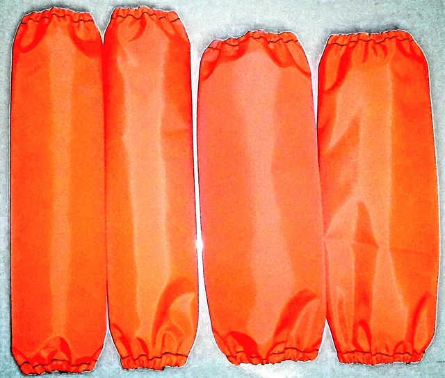 Shock Covers Dirt Late Model Orange Set 4