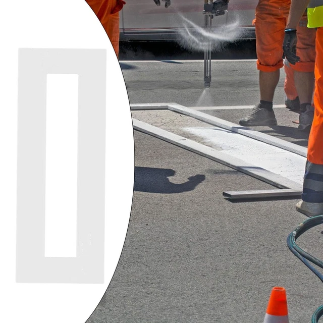 Silikon Parkplatz Linien Schablone, 30,5 x 239,5 cm, faltbare Straßenmarkierungsschablone, professionelle Farbführung, wiederverwendbares Bodenmarkierungswerkzeug für Lager, Gehweg, Sportplatz