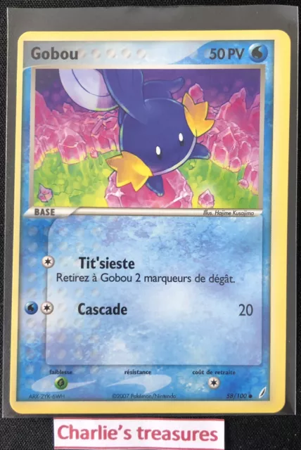 Carte Pokemon - Gobou - 58/100 - Ex Gardiens De Cristal - FR - NM+ / NEUF