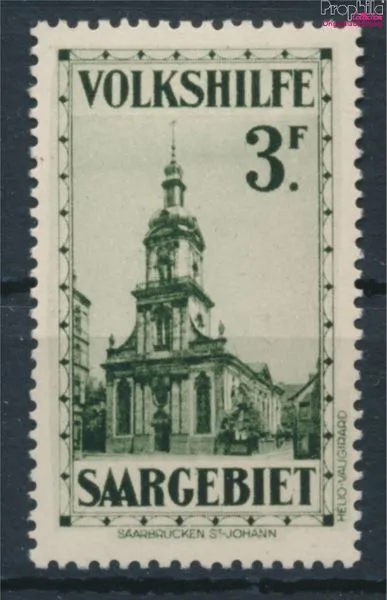 Briefmarken Saarland 1932 Mi 166 mit Falz Religion (10221316