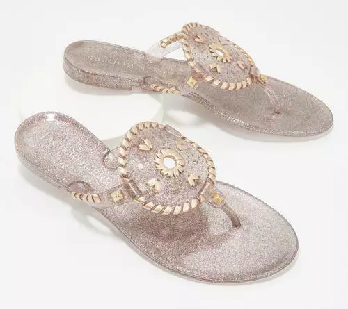 Jack Rogers Jelly Thong Sandal - Georgica $75 TINI {&}