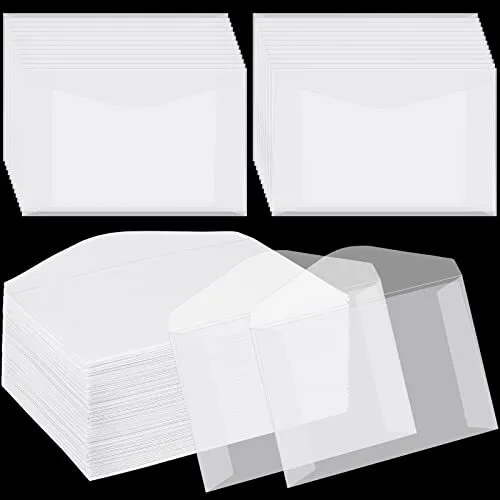 100 Pcs Glassine Envelopes Tissue Seed Envelopes Coin Envelopes Clear