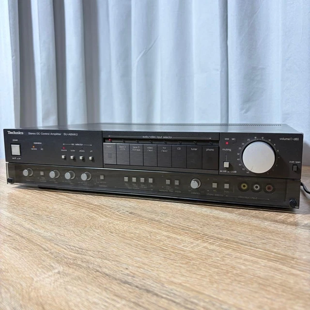 ② Technics DC Control Amplifier SU-A6MK2 TECHNICS SU-A6MK2 STEREO Control Amplifier Preamplifier Vintage Hi
