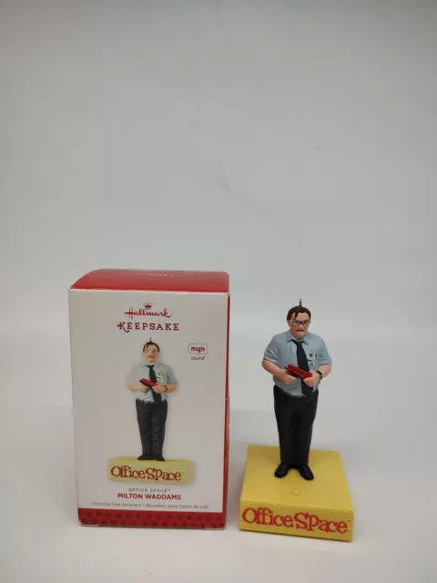 Hallmark Keepsake Office Space Film Milton Waddams Talking Ornament 2013