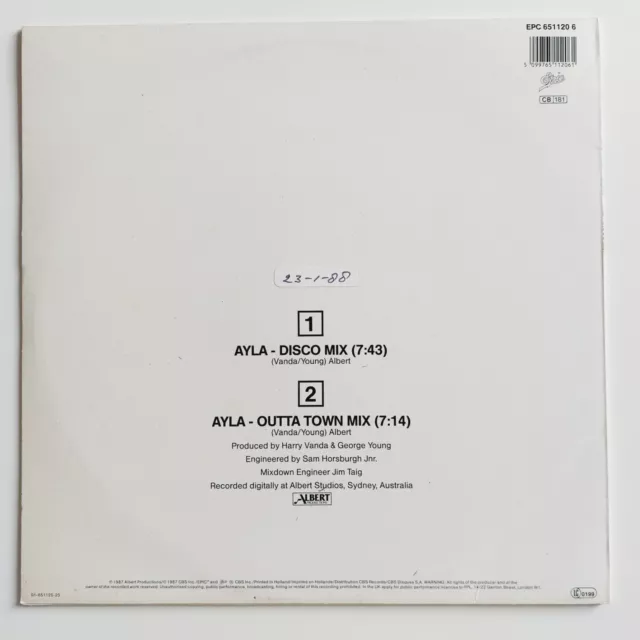 ✿ 12" Maxi 45 ✿ Flash And The Pan : Ayla (Remix 7.43) 2