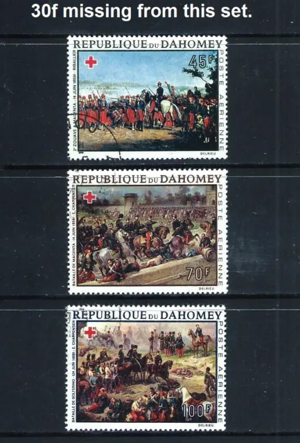 DAHOMEY _ 1968 'RED CROSS - AIRMAIL' 3 _ USED (cto) ____(842)